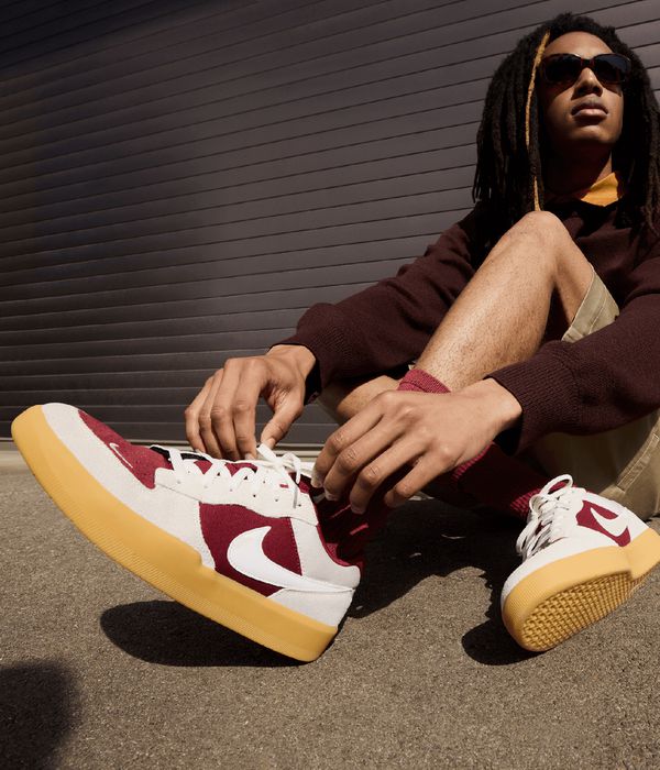 Nike SB Force 58 Schuh (team red white)