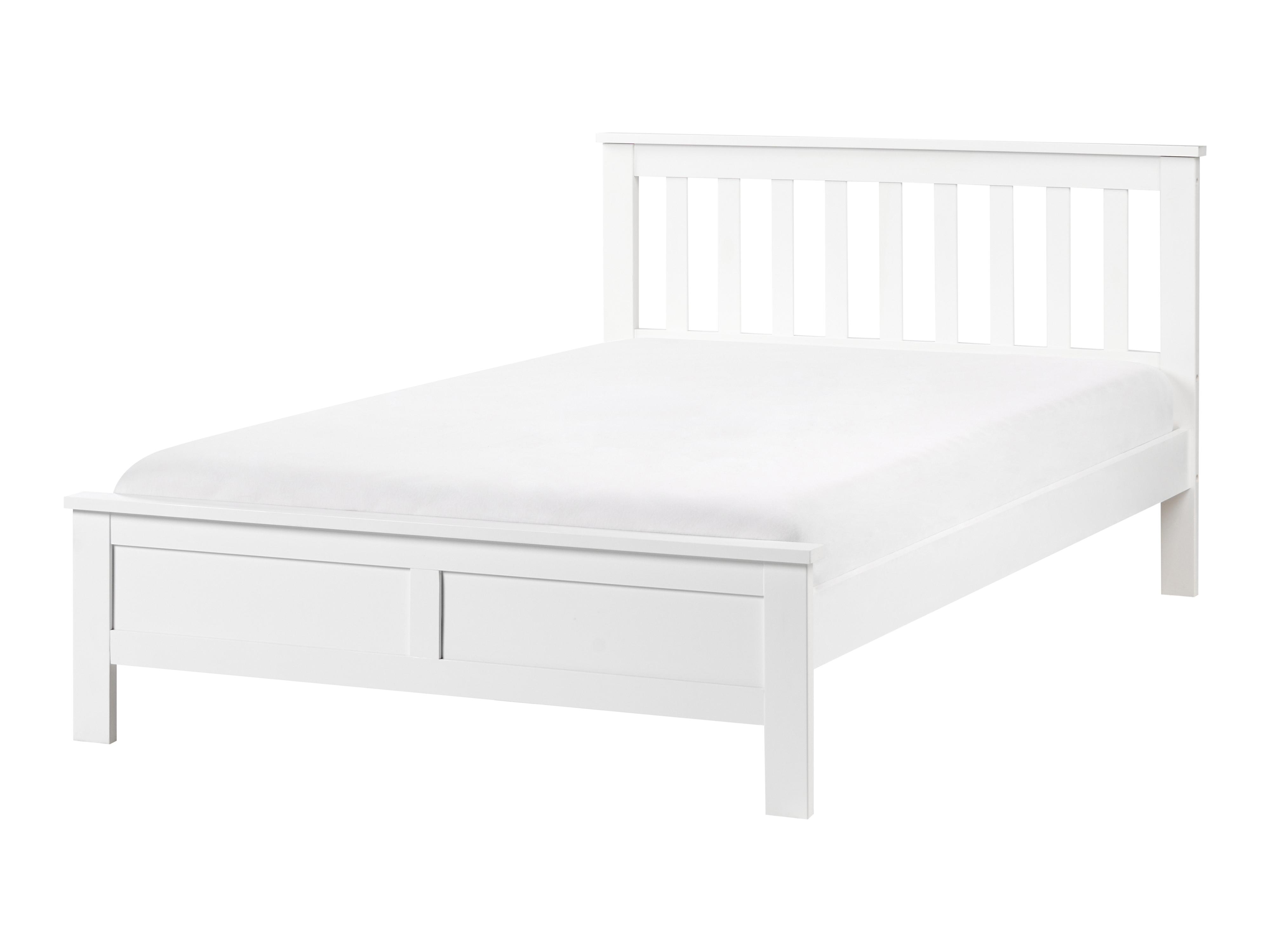 Bed Dennenhout MAYENNE 120 x 200 cm Wit