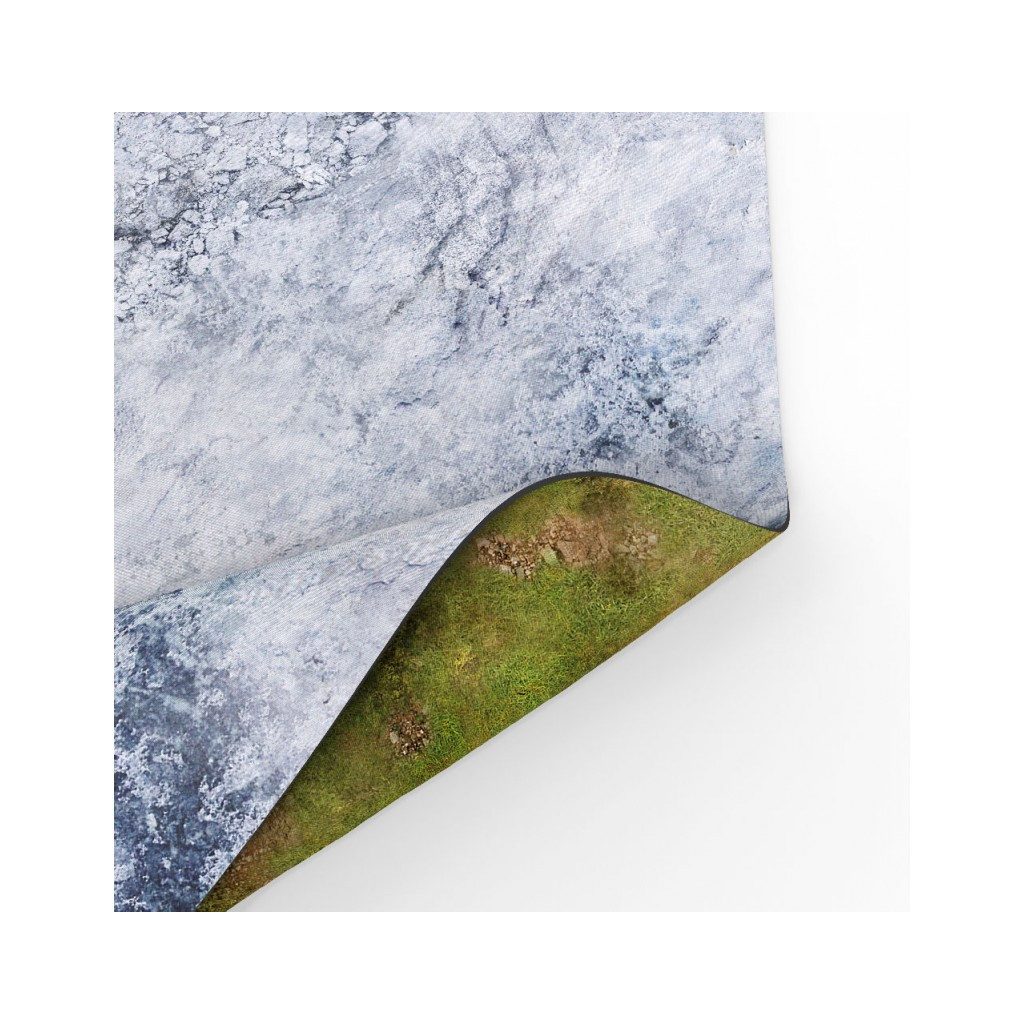 Playmats - Mousepad - Tapis recto/verso- Ice - 72''x36''