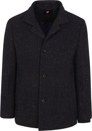 Suitable Robert Coat Wol Navy SPE22301RO67ST-290 kopen