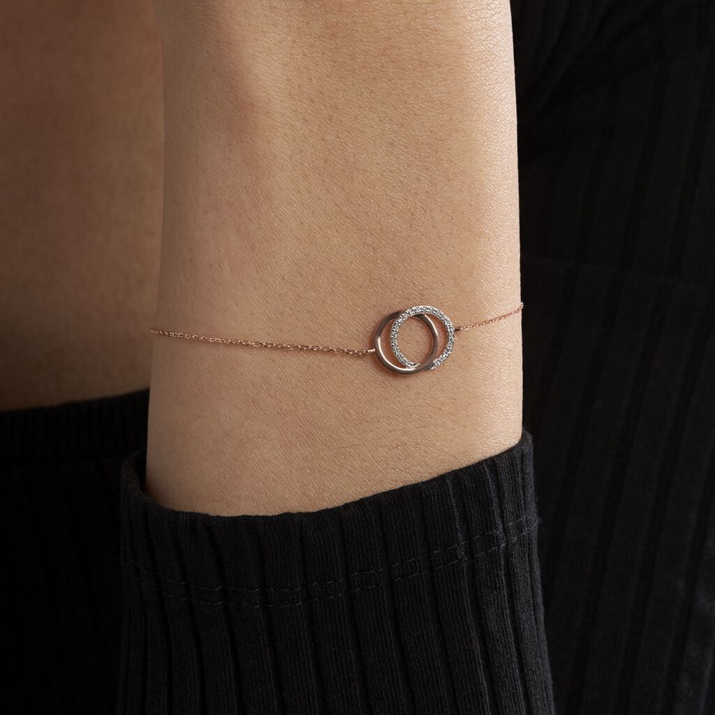 Bracelet Or Rose Tresha Diamants