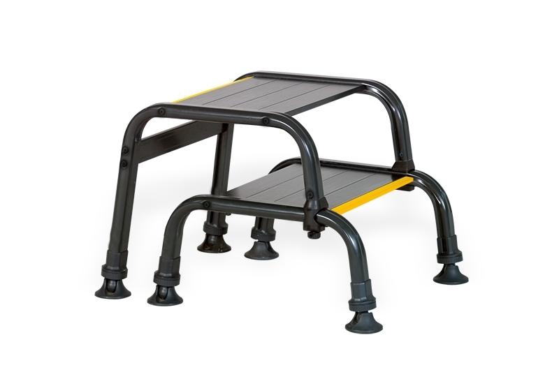 Doppeltrittstufe, Aluminium, belastbar bis 200kg