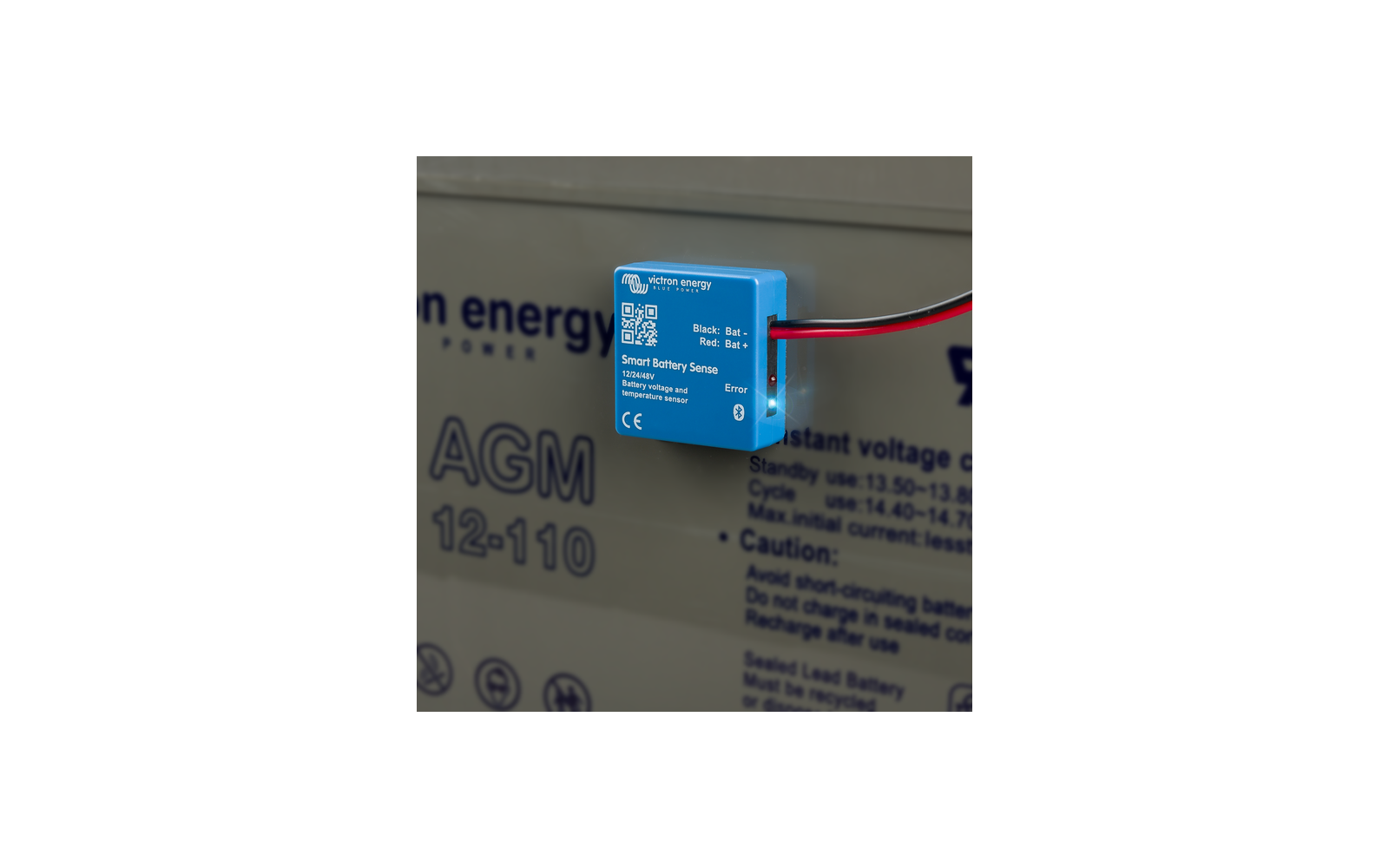 Victron Energy Smart Battery Sense lange Reichweite Spannungs und Temperatursensor  10 m