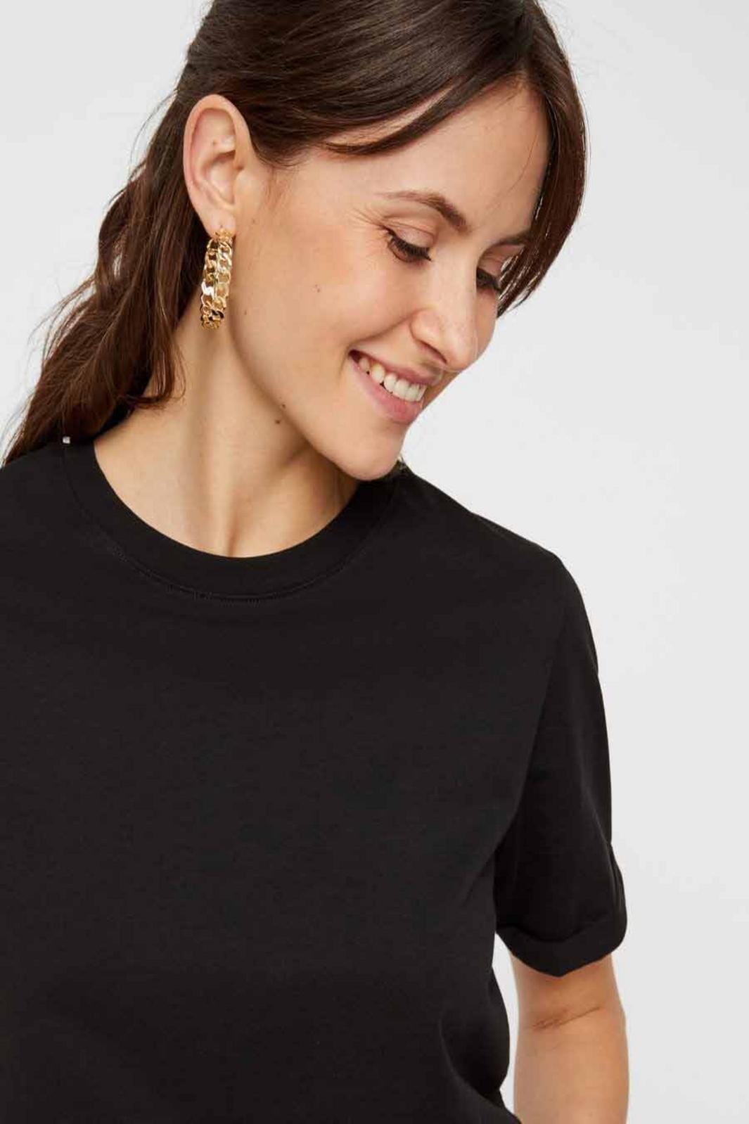 Pieces Ria SS Fold Up Tee