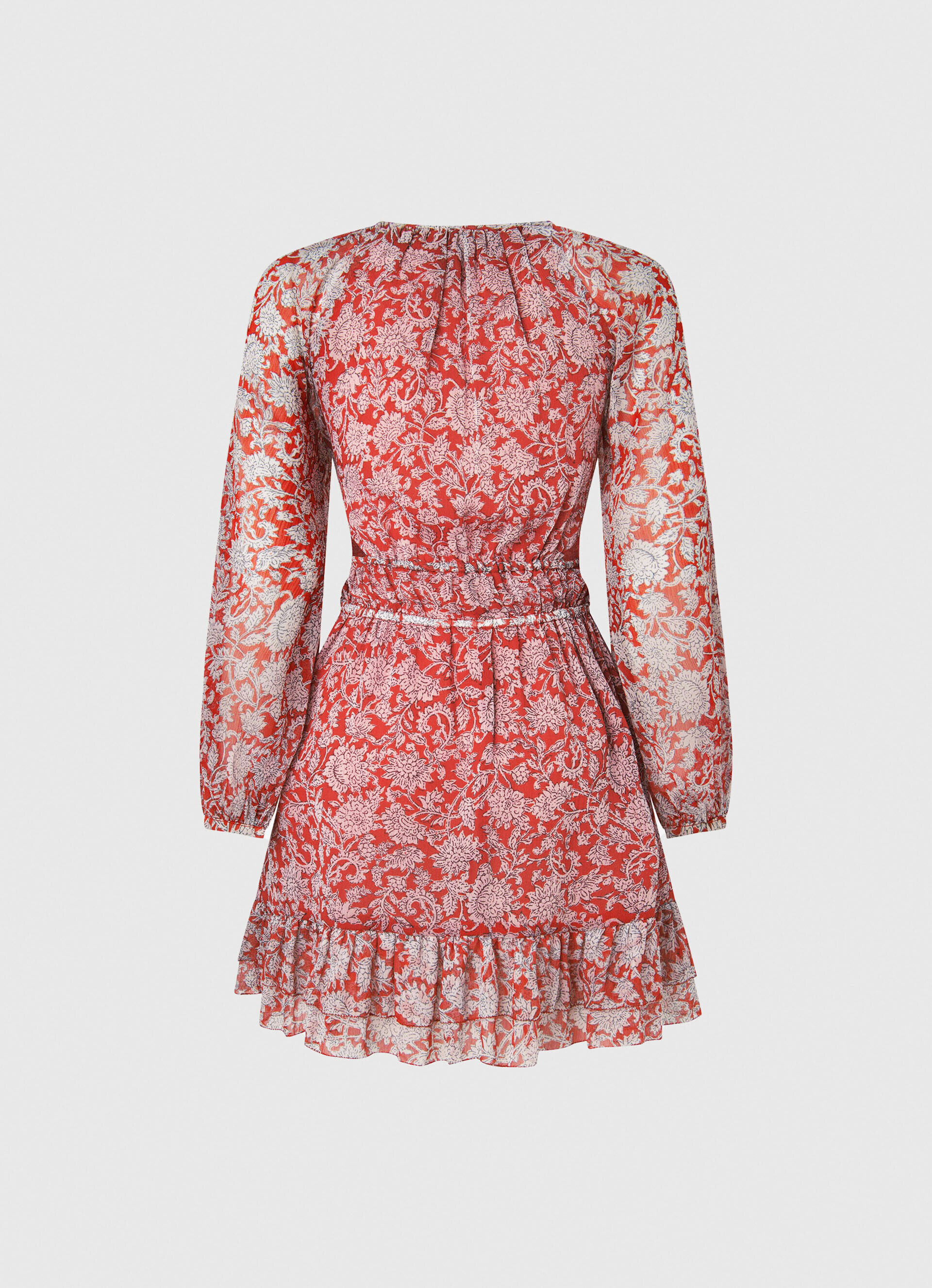 VESTIDO COM ESTAMPA FLORAL - multicolorido