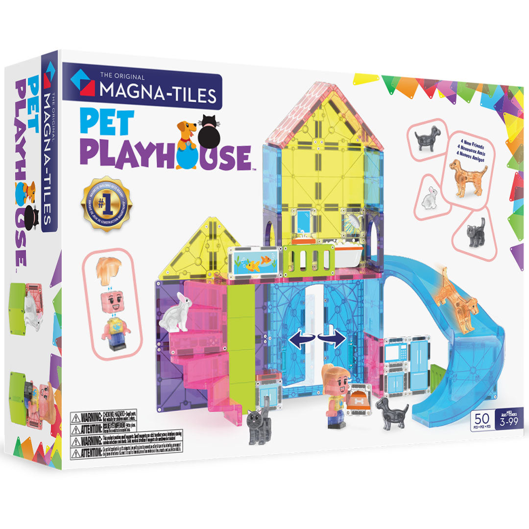magna-tiles magnetische tegels pet playhouse - 50st