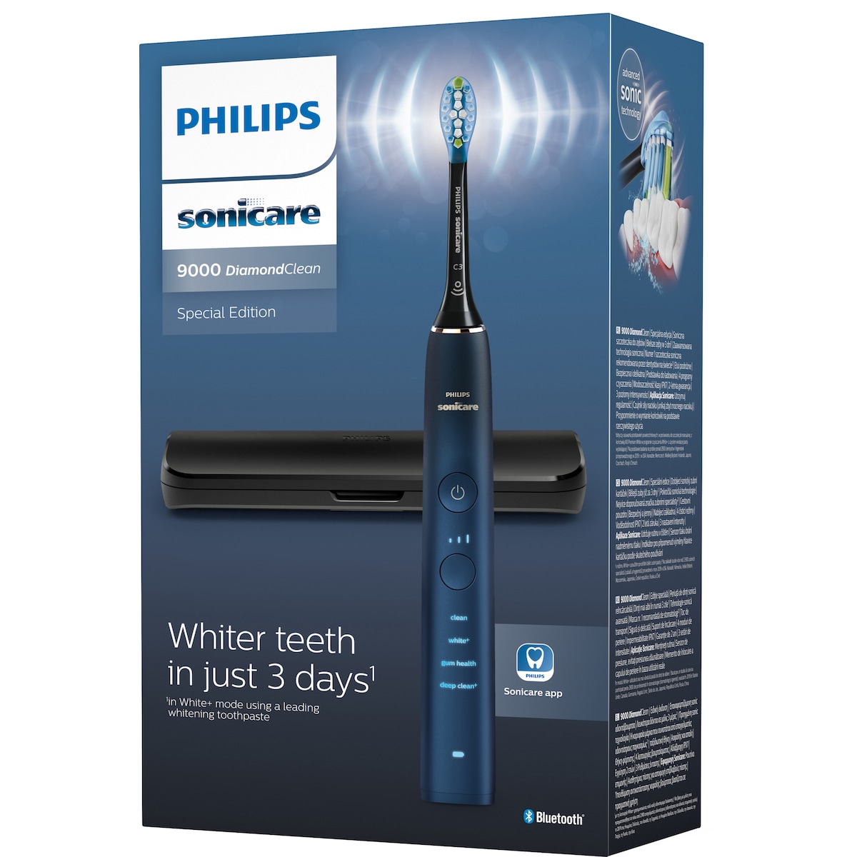 Philips Sonicare DiamondClean 9000 elektrisk tannbørste HX991188 (blå)