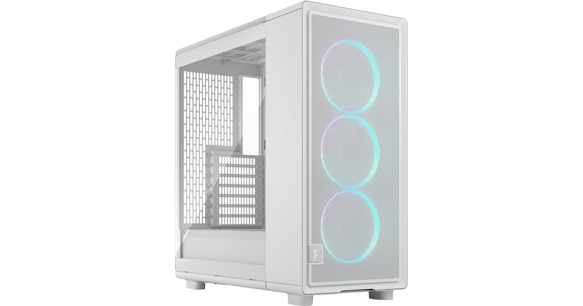 Fractal DesignEpoch RGB midi tower behuizing  (Wit | 2x USB-A | 1x USB-C | RGB | Tempered Glass)