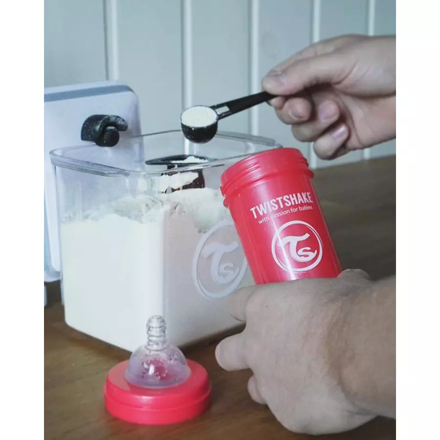 TWISTSHAKE Behälter für Milchpulver in weiß