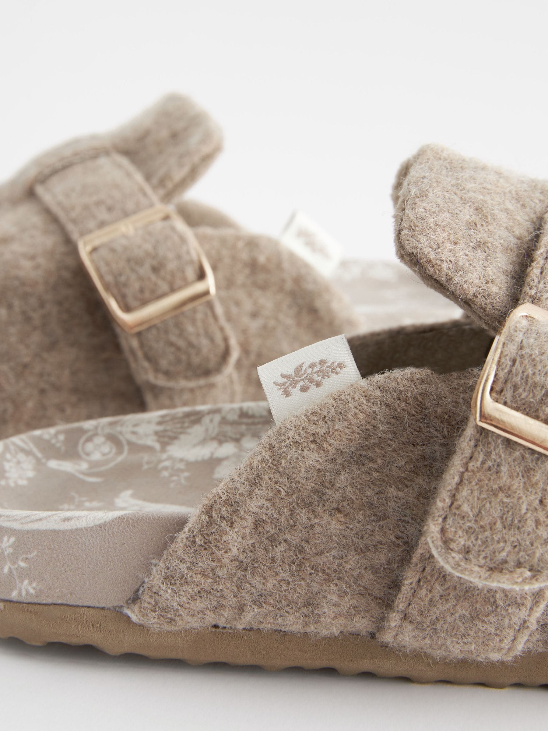 Laura Ashley vilten klomp muiltje pantoffels