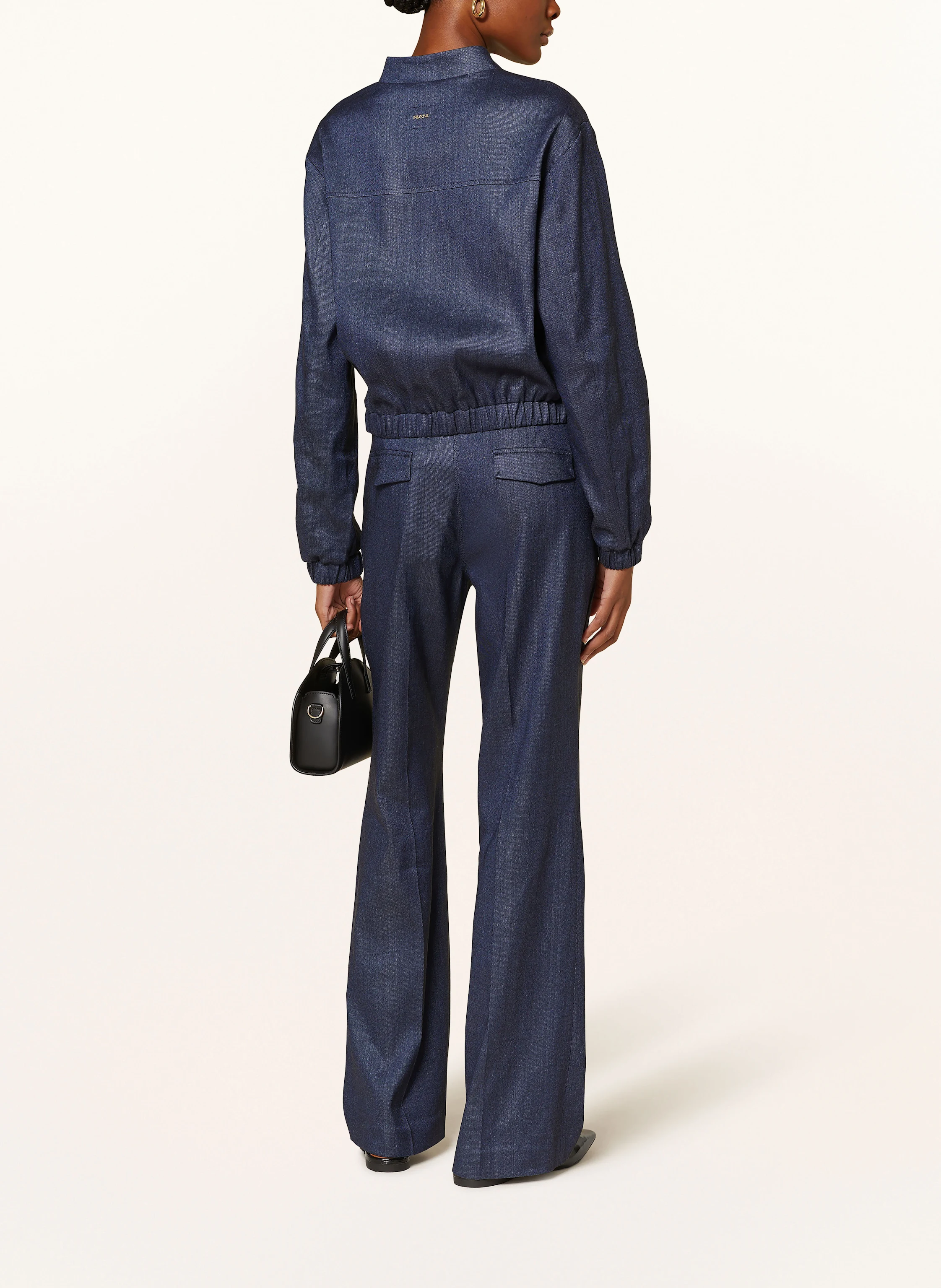 RIANI Blouson in Jeansoptik mit Leinen