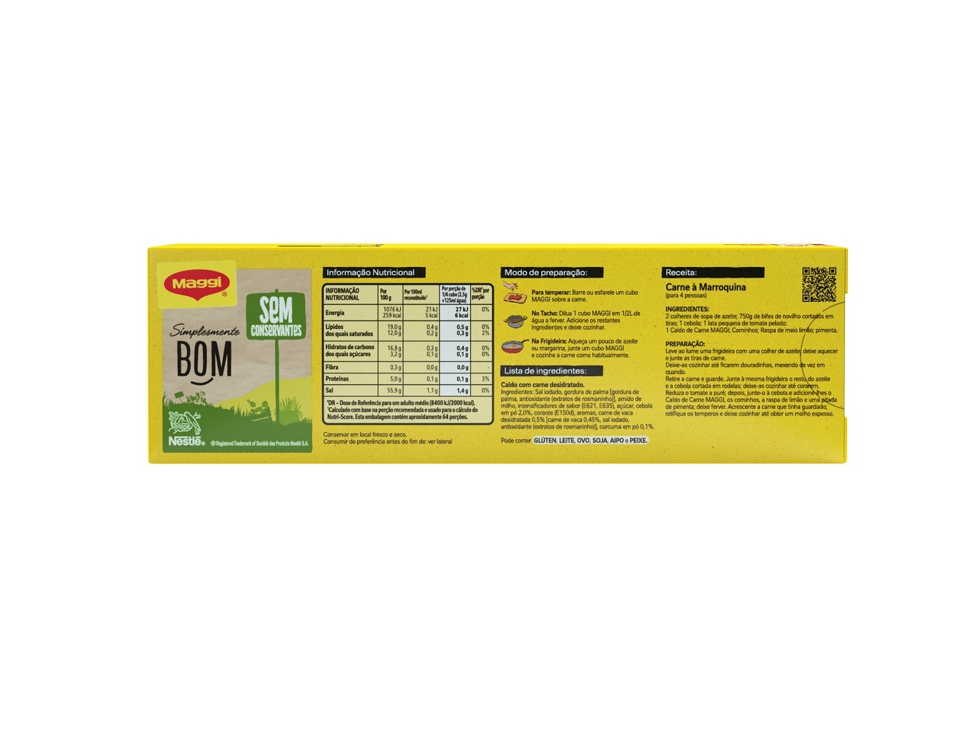 CALDO MAGGI CARNE 16 CUBOS 160G