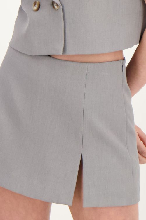 Grijze skort met mini split