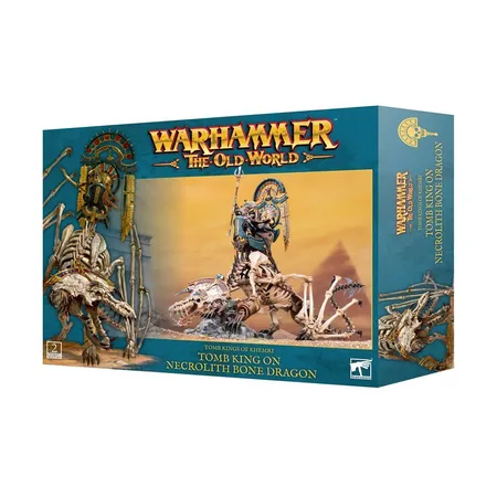 Games Workshop Warhammer The old World - Gruftkönig / Priester des Todes auf Nekrolith-Knochendrache
