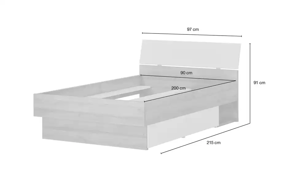 Bett Globo 90x200 cm