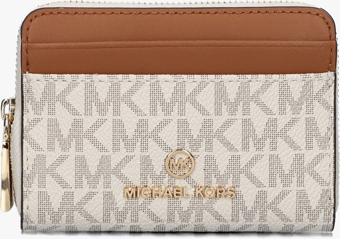 MICHAEL KORS beige michael kors portemonnee sm za coin card case