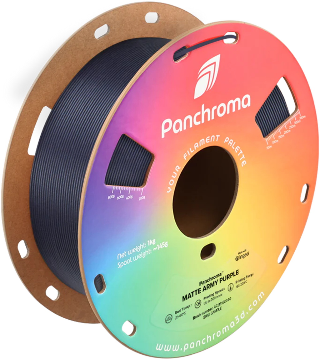 Polymaker  Panchroma™ PLA Matte Army Purple, 1,75 mm / 1000 g    Matte Eleganz in Army Purple