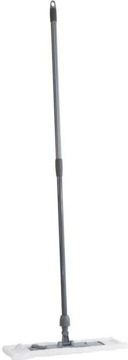 Vloermopset - Vlakmopsysteem - Inclusief 2x Microvezelmop - 40 cm - Uitschuifbare Steel