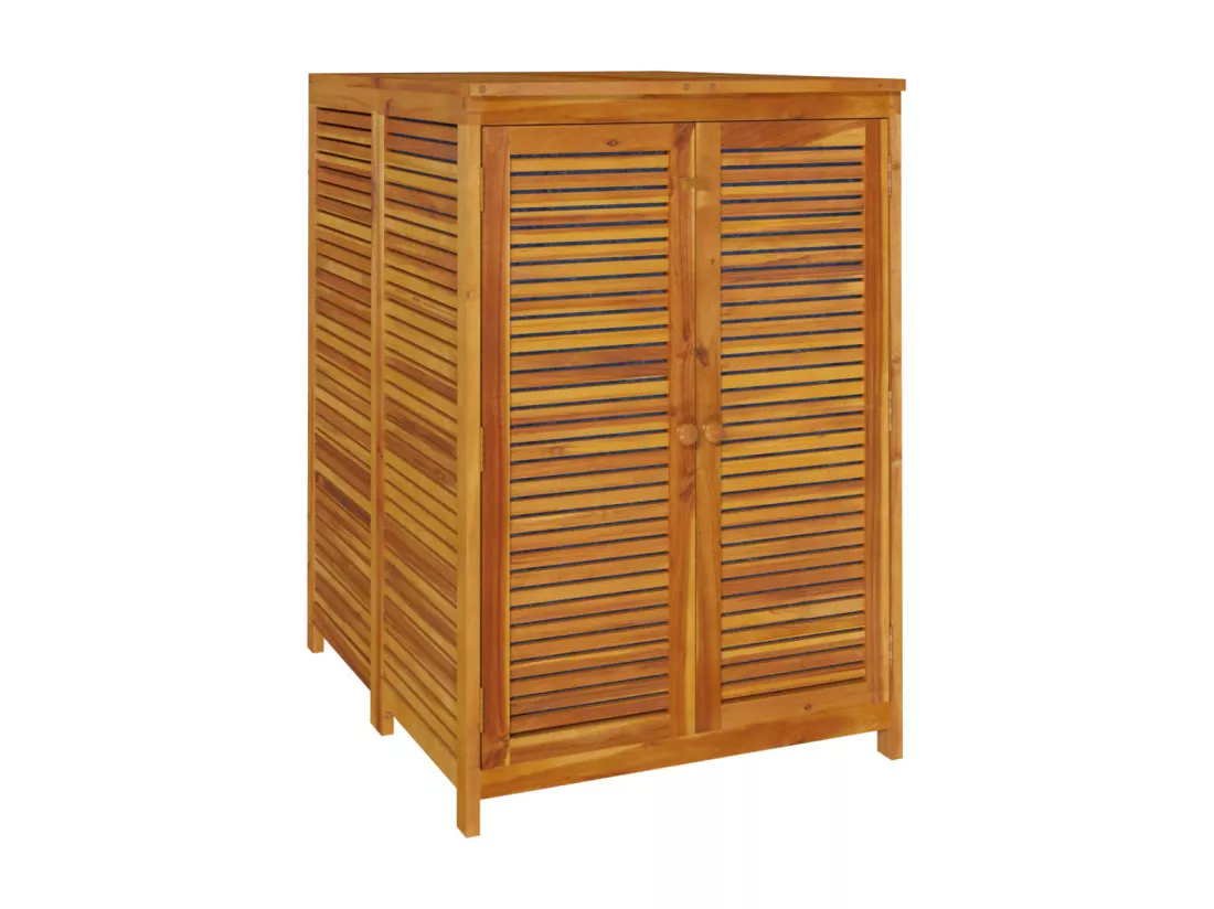 Prolenta Premium - Boîte de rangement de jardin 70x87x104 cm bois massif d'acacia