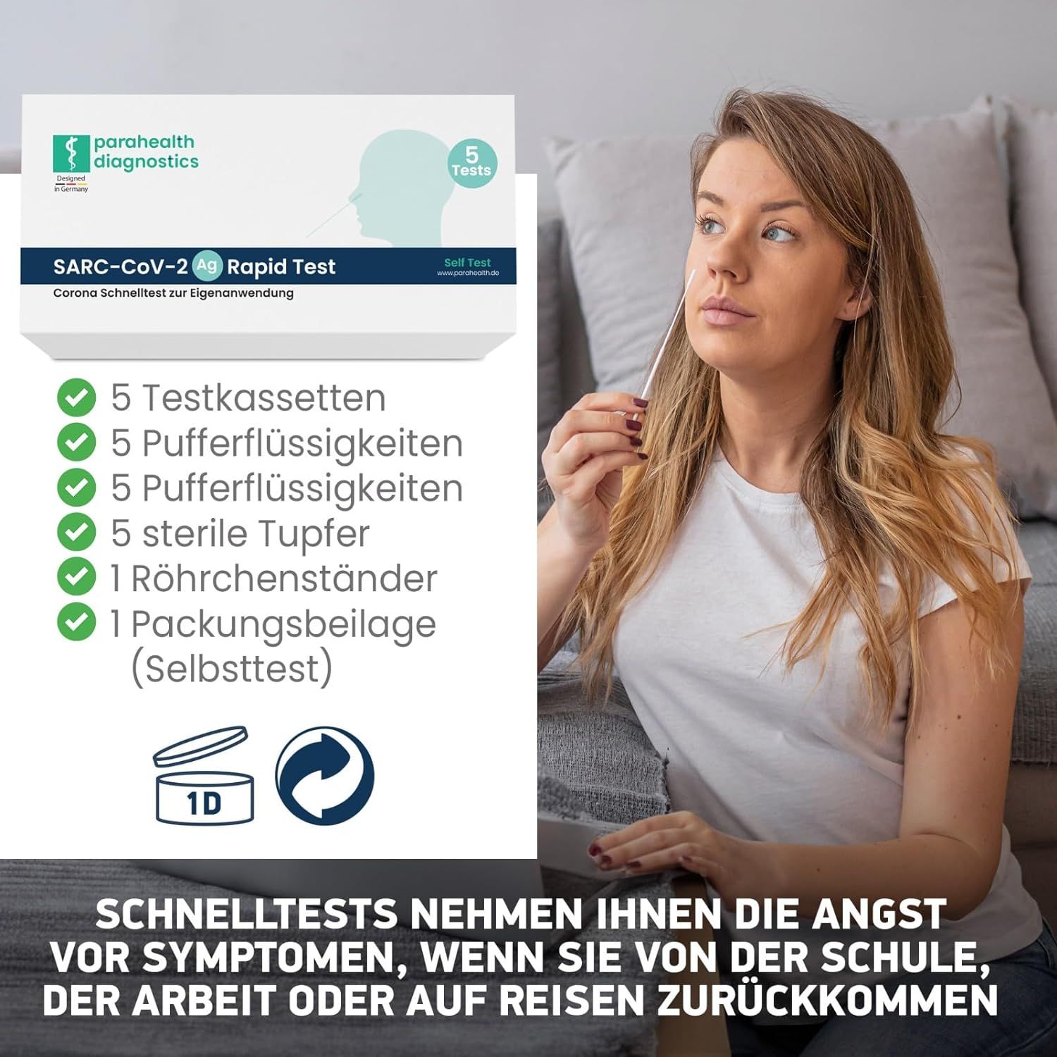 parahealth diagnostics SARS-CoV-2 Schnelltest