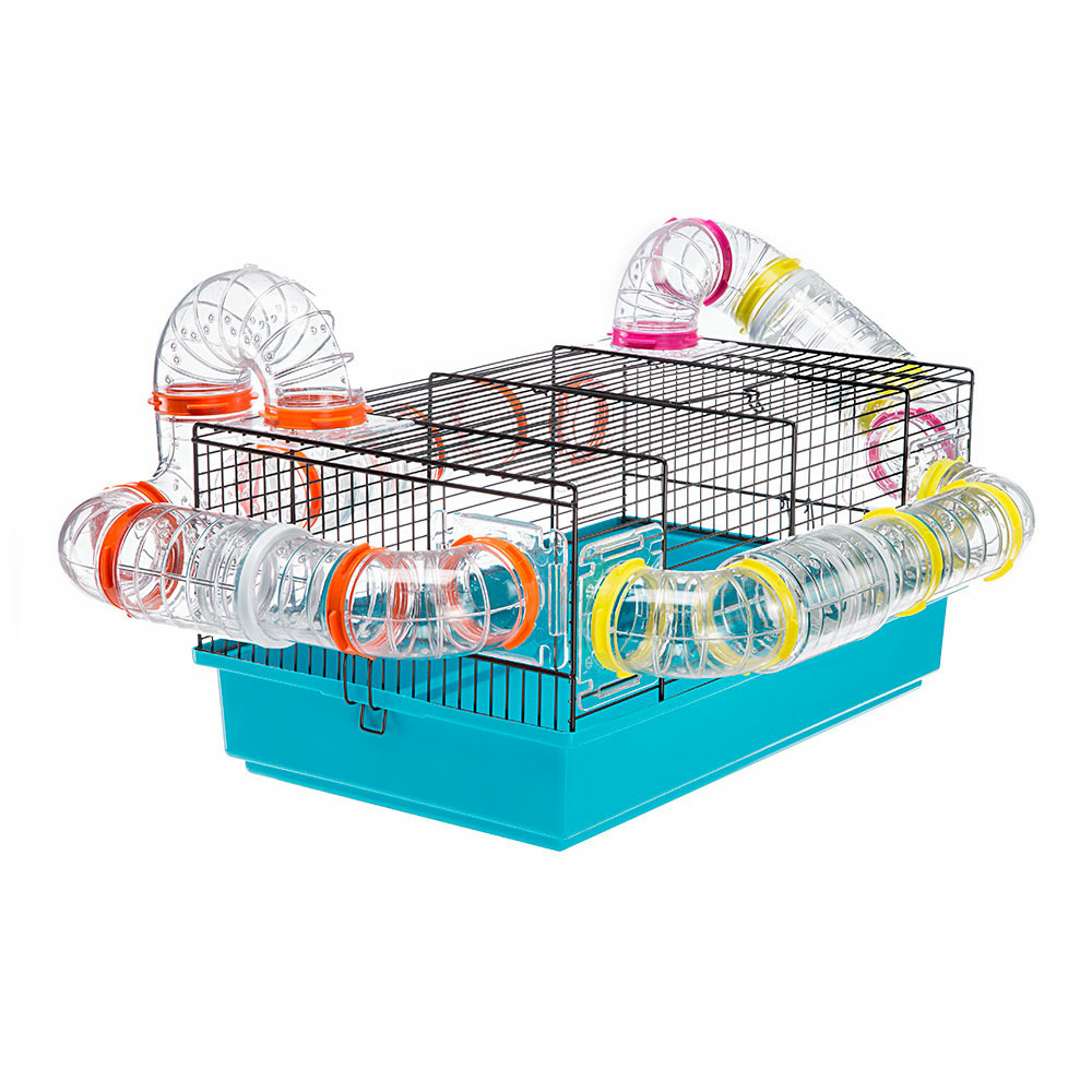 Tube extensible hamsters ferplast fpi 4816 plastique transparent rongeurs