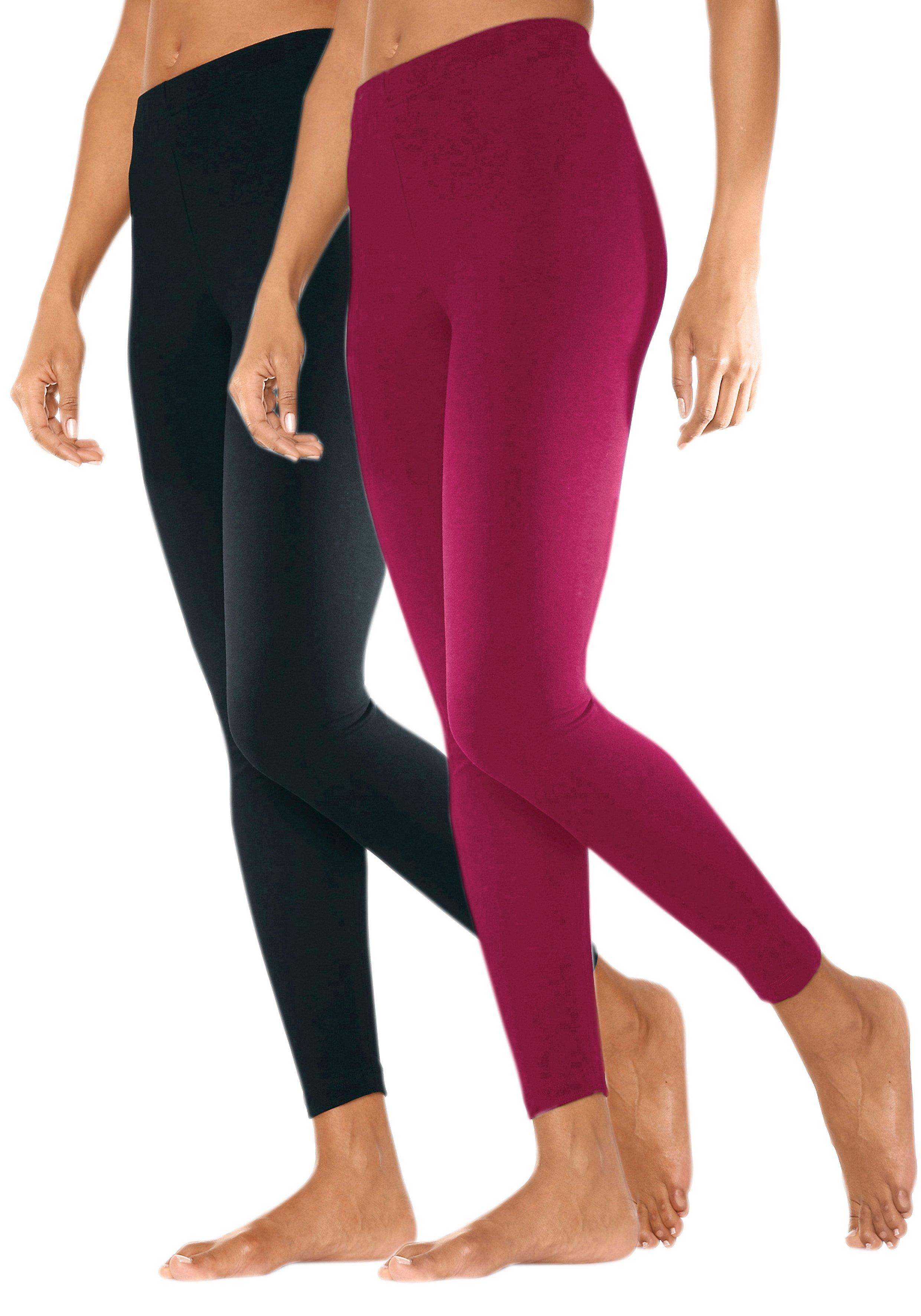 Doppelpack Leggings mit Gummibund