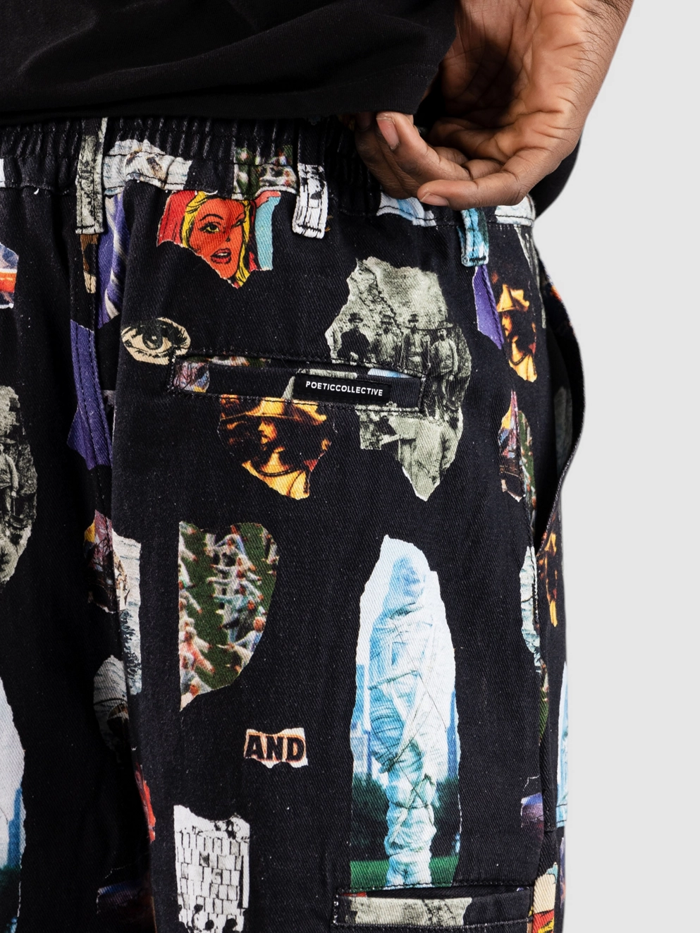 Poetic Collective Painter Jeans and collage