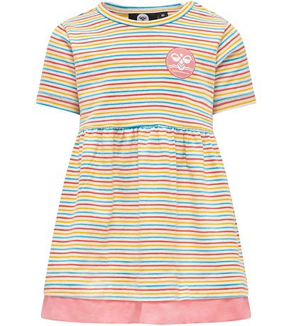 Hummel Kleid - hmlAmalie - Weiß m. Streifen