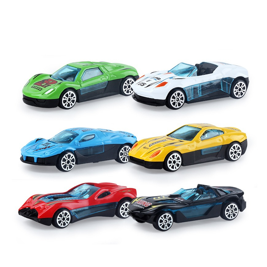 (6er Set) 1:64 Spielzeug Kinder Sport Auto Racing Car Fahrzeug