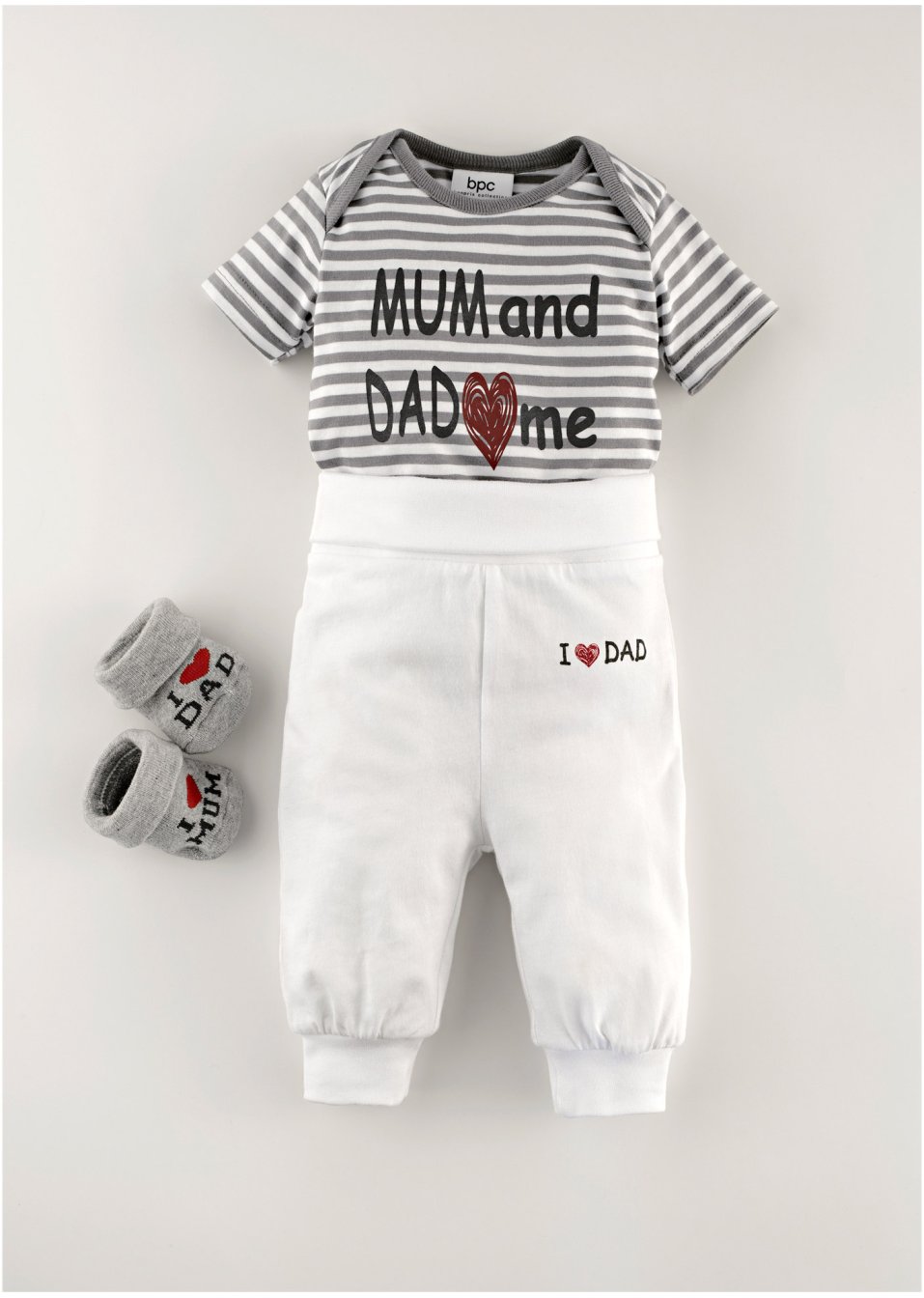 Lot de 2 pantalons bébé en jersey coton