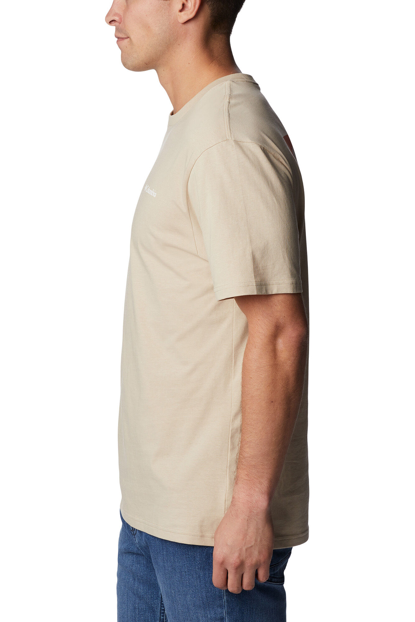 Camiseta masculina Columbia North Cascades™ de manga curta - Bege