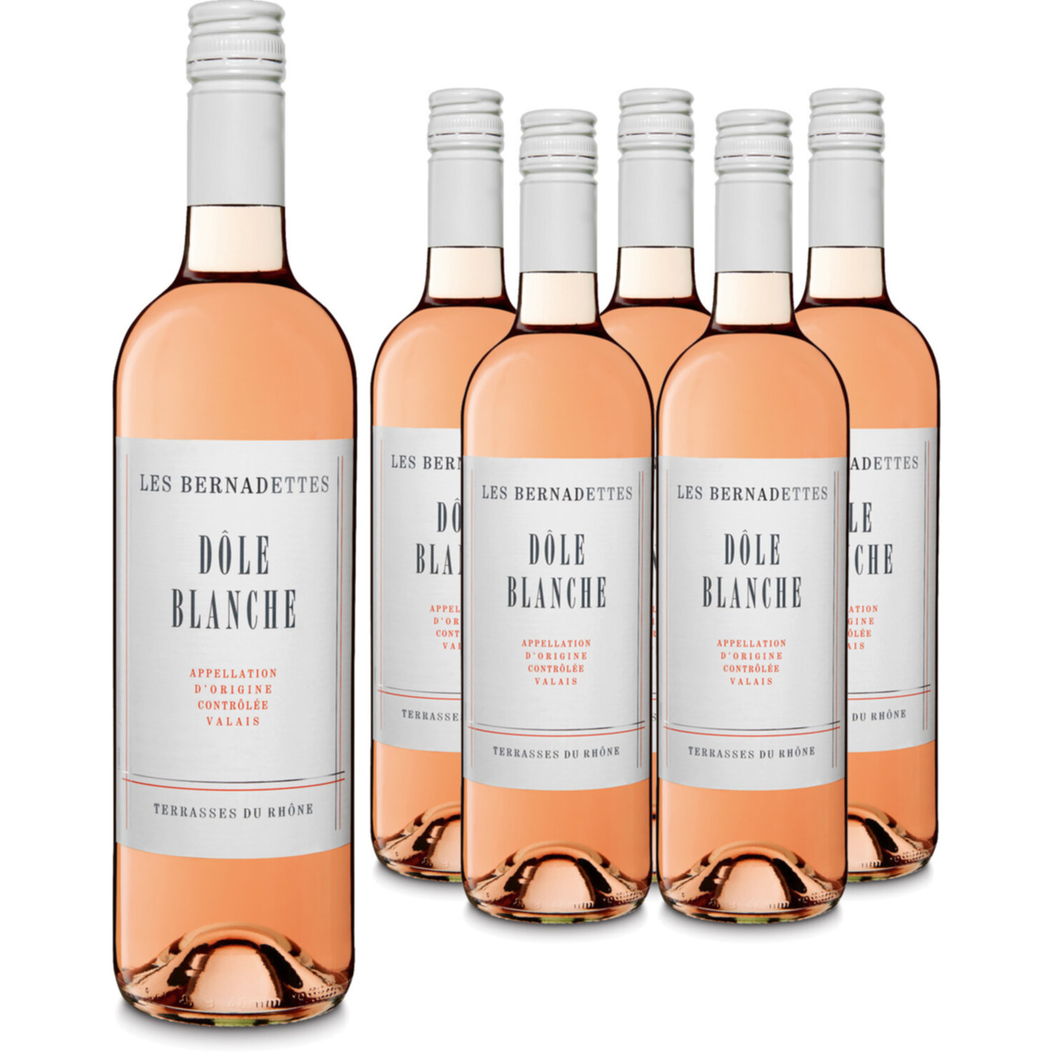 Valais AOC Dôle Blanche Les Bernadettes 6x 75cl -6x 75cl