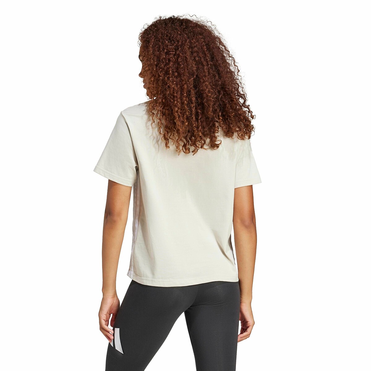 ADIDAS ROUPAS ESPORTIVAS<br>Camiseta Essencial 3 Listras