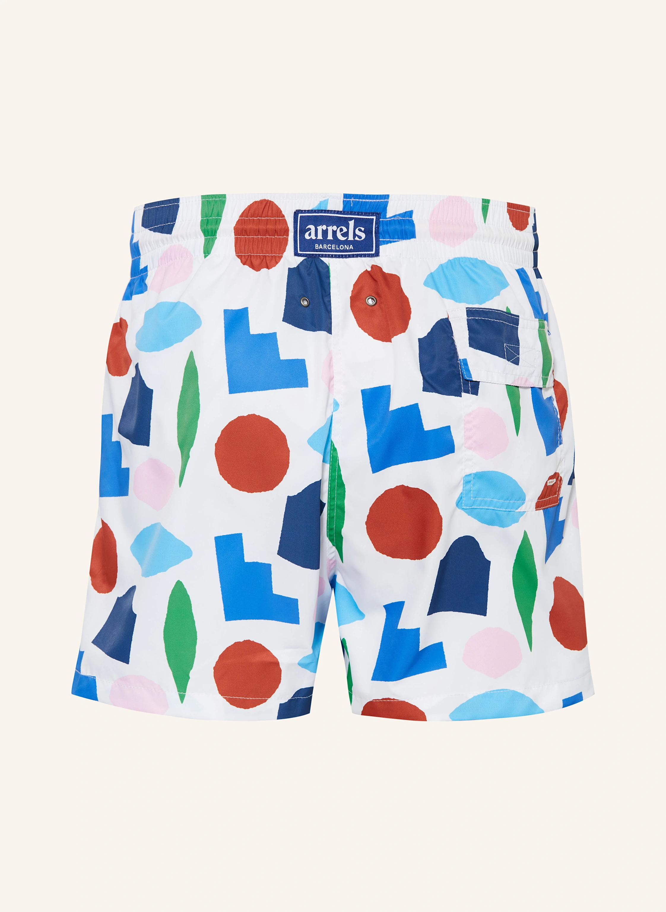 arrels BARCELONA Badeshorts WHITE HELLAS × JULIE SAFIRSTEIN