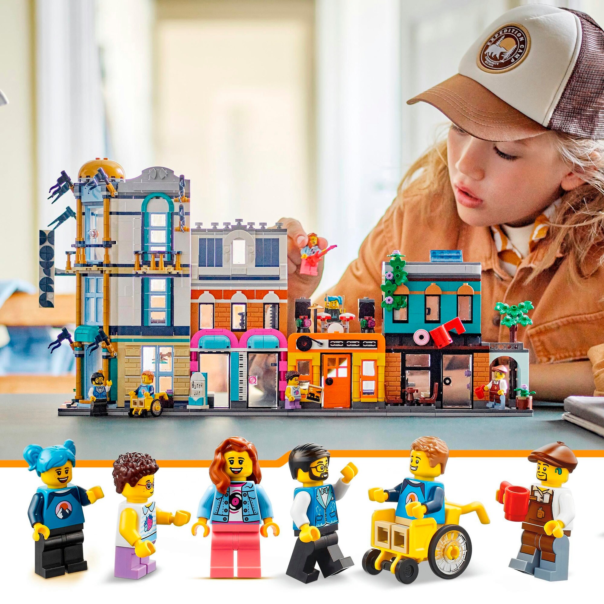 LEGO Konstruktionsspielzeug Creator 3-in-1 Hauptstraße