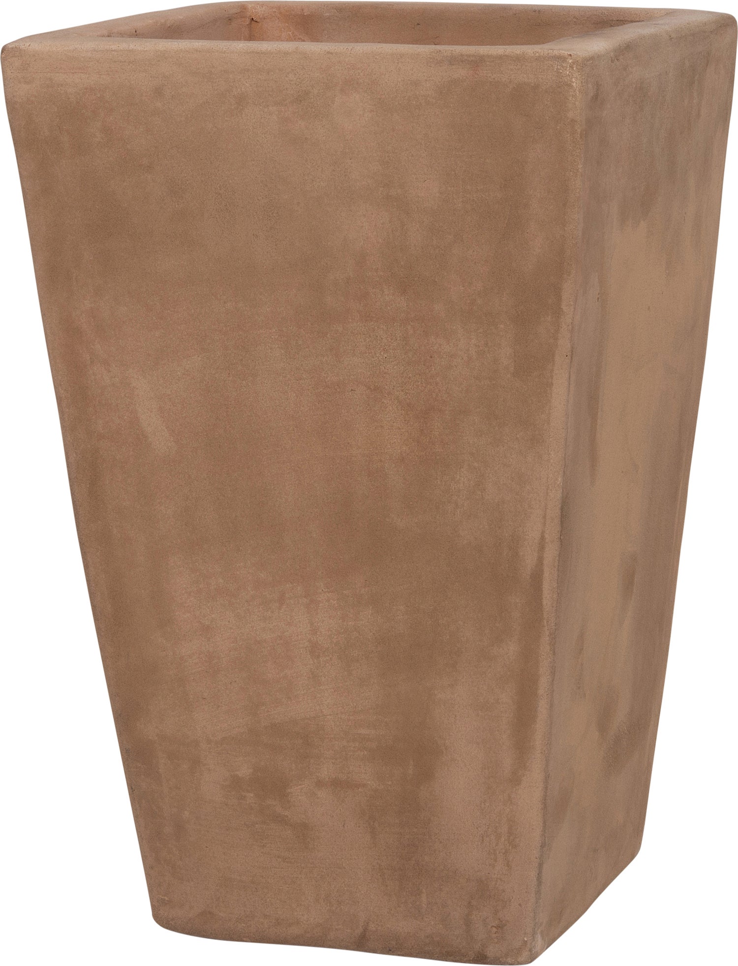 Intratuin bloempot Usain bruin 25 x 25 x 39 cm