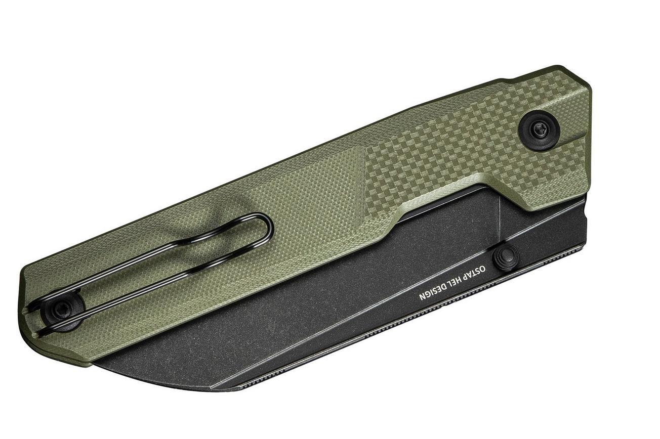 CIVIVI Hid C23008-2 Blackwashed, OD Green G10, zakmes, Ostap Hel Design