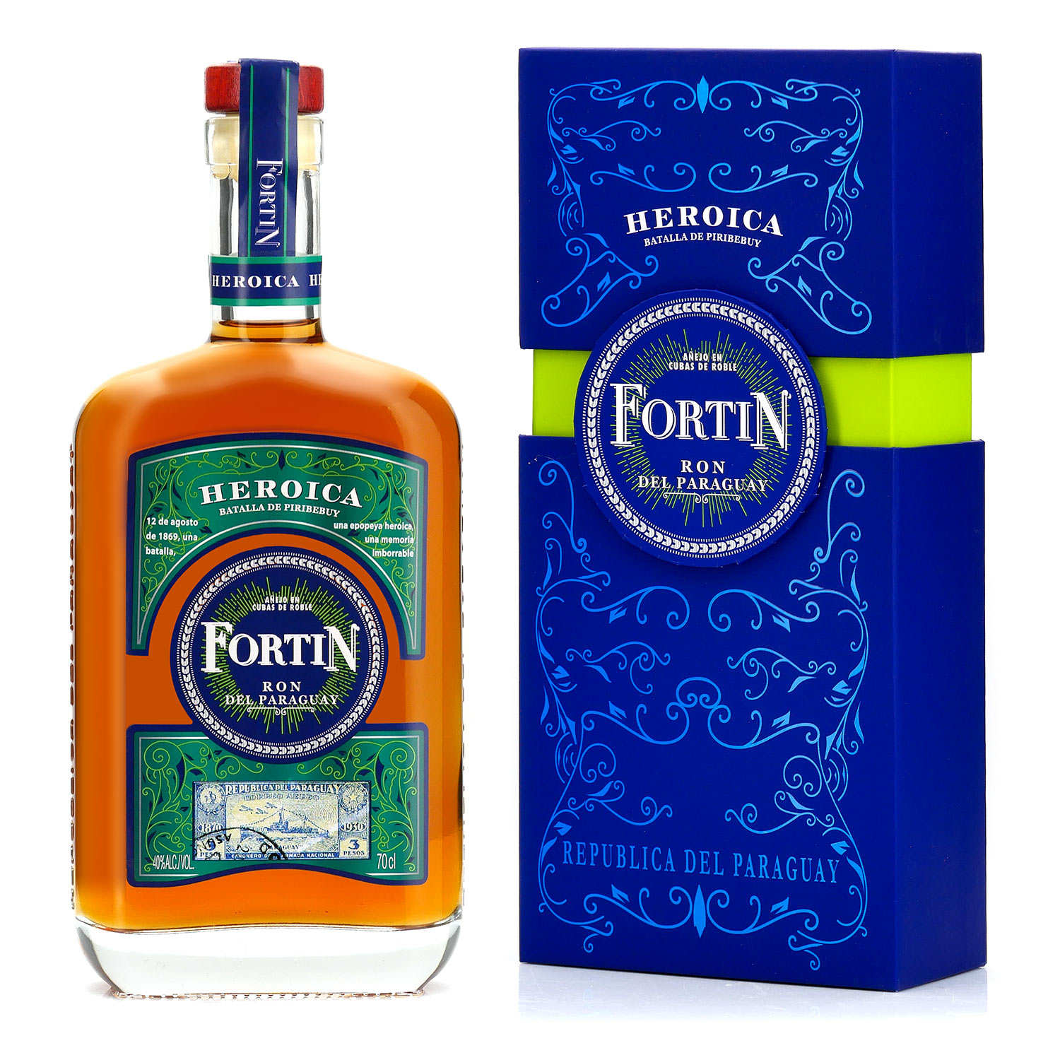 Fortin Heroica - rhum du Paraguay - 40%