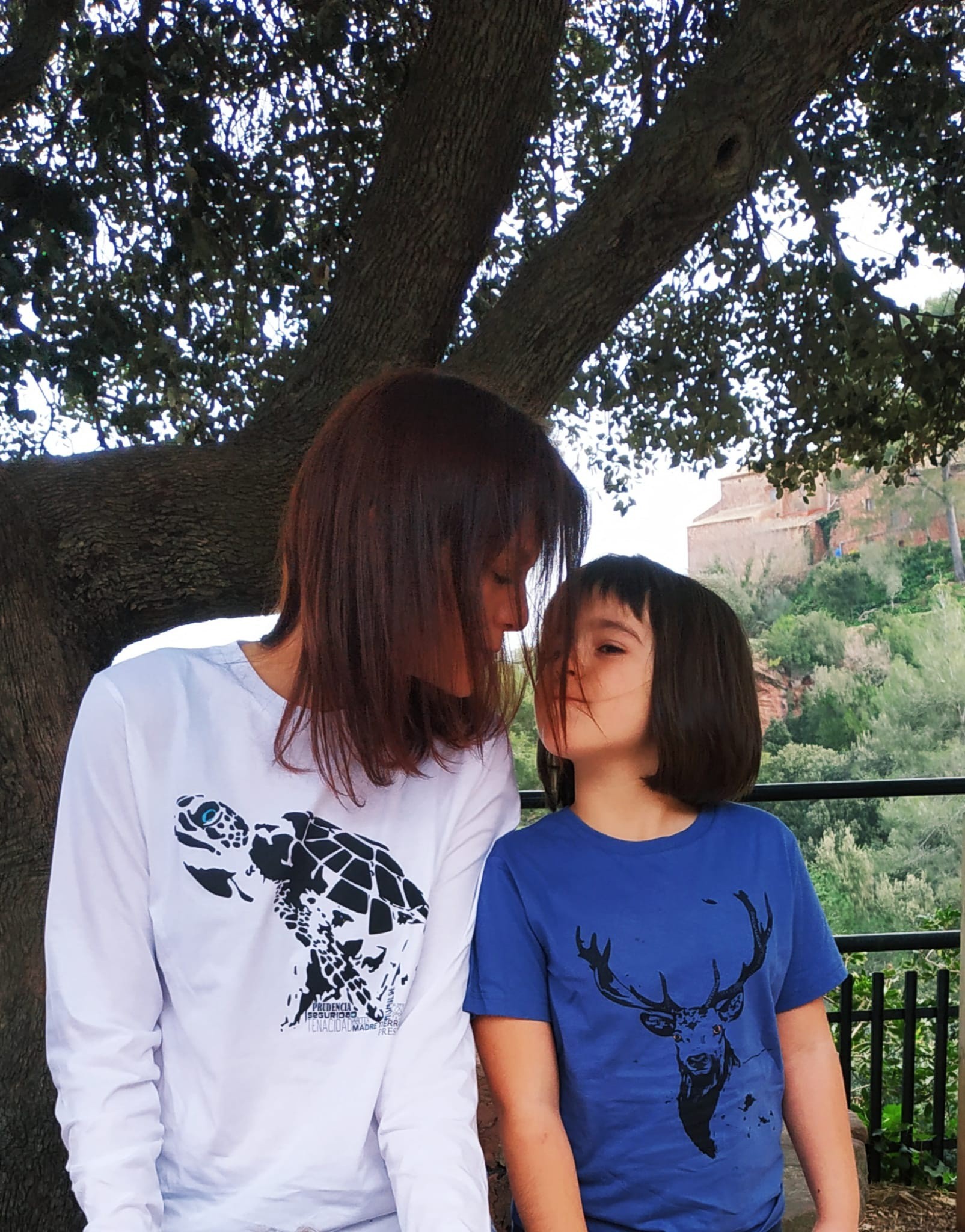 Camiseta unissex com estampa de tartaruga, branca