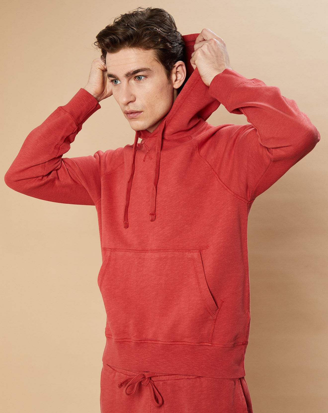 Hartford Sweat à capuche Light brique