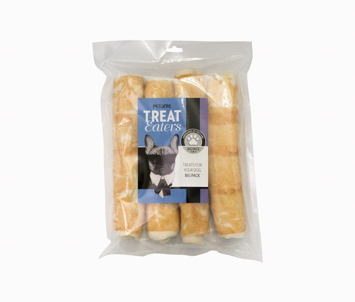 Treateaters - Chicken Rolls 23 cm 4 stk 400gr