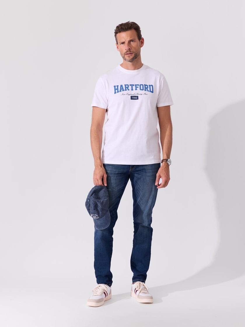 Hartford t-skjorte Bleach White