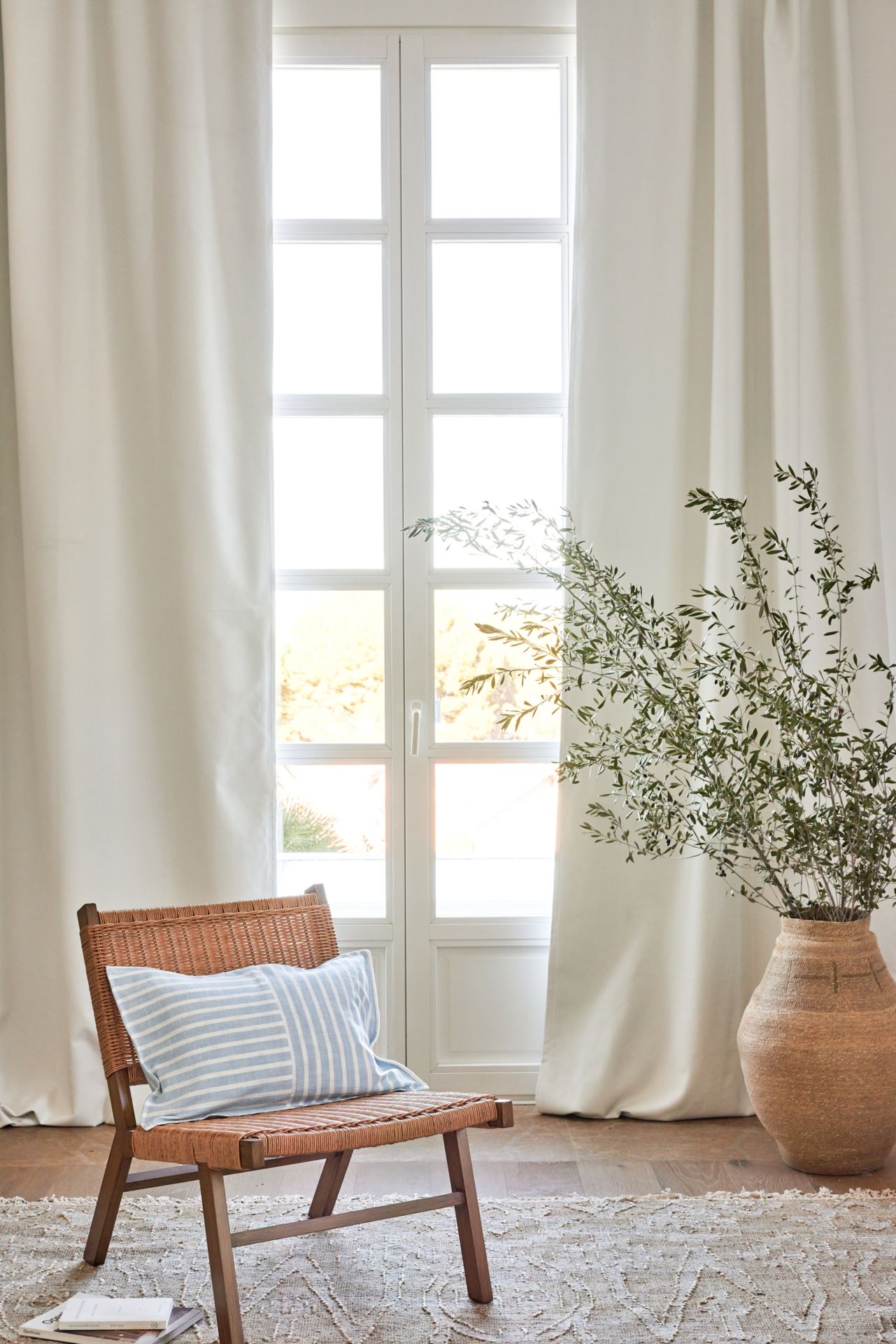 Kurv beige - 21x63 cm