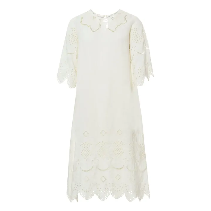 Laurence Bras Robe Bessylong Lin | Blanc