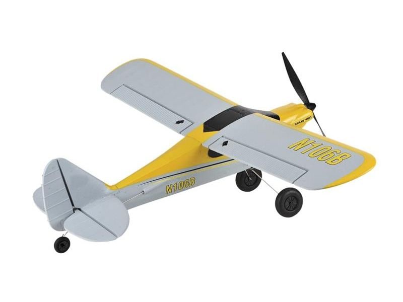 TOP-RC Trainer Mini Cub 450 mm, Gelb, RTF Kleines 4-Kanal RC-Flugzeug mit Gyro