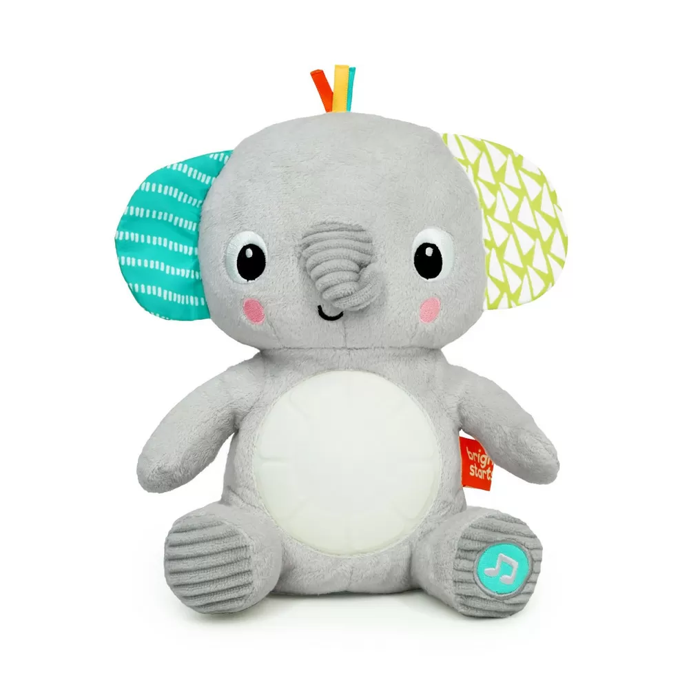Bright Starts Hug-A-Bye Baby Elefant m. Musik & Lys
