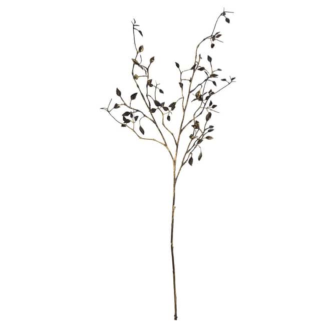 Dekozweig - schwarz/gold - ca. 73 cm