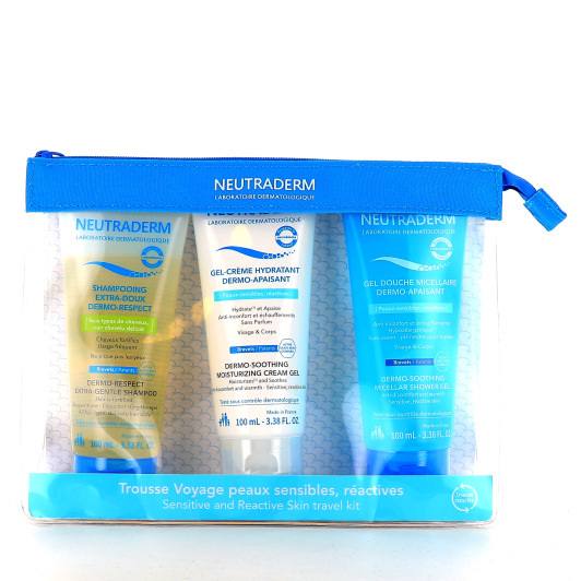 Trousse Voyage peaux sensibles & réactives Neutraderm