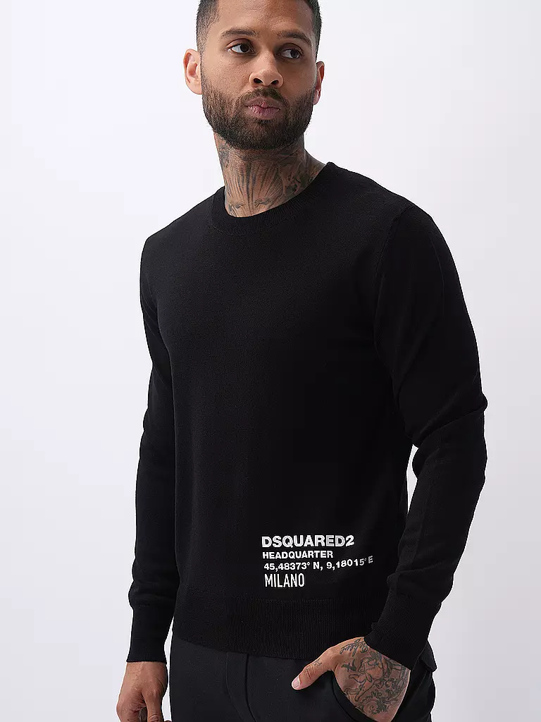 DSQUARED2 Sweater CERESIO schwarz