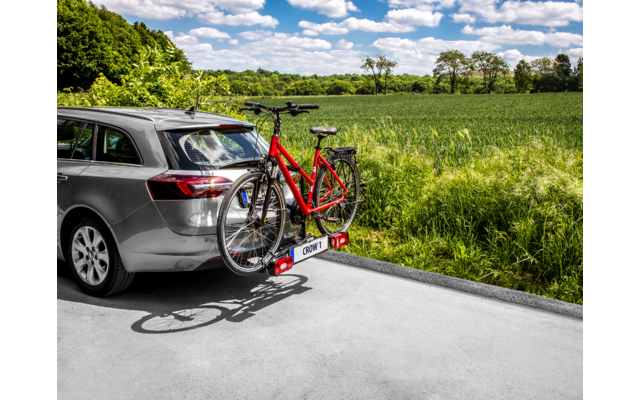 EUFAB Kupplungs-Fahrradträger Crow 1 für 1 Fahrrad, E-Bike geeignet